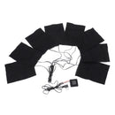 Clothes Heating Pad Adjustable Temp Thermal Clothing Jacket Electric 8 In 1 USB