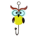 3pcs Wall Hook Cute Owl Clothes Hanging Key Holder Home Decor Iron Art Gift