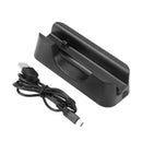 USB Charging Stand Dock Station for Nintendo NEW 2DS LL XL Console Black