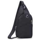 Antitheft Usb Recharging Chest Pack Bag Men Waterproof Crossbody Bag for Wo M5X8