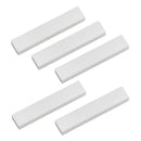 5 Pcs Unslotted Bridge Saddles Nuts Guitar Replacement Parts 52x6x9.5mm