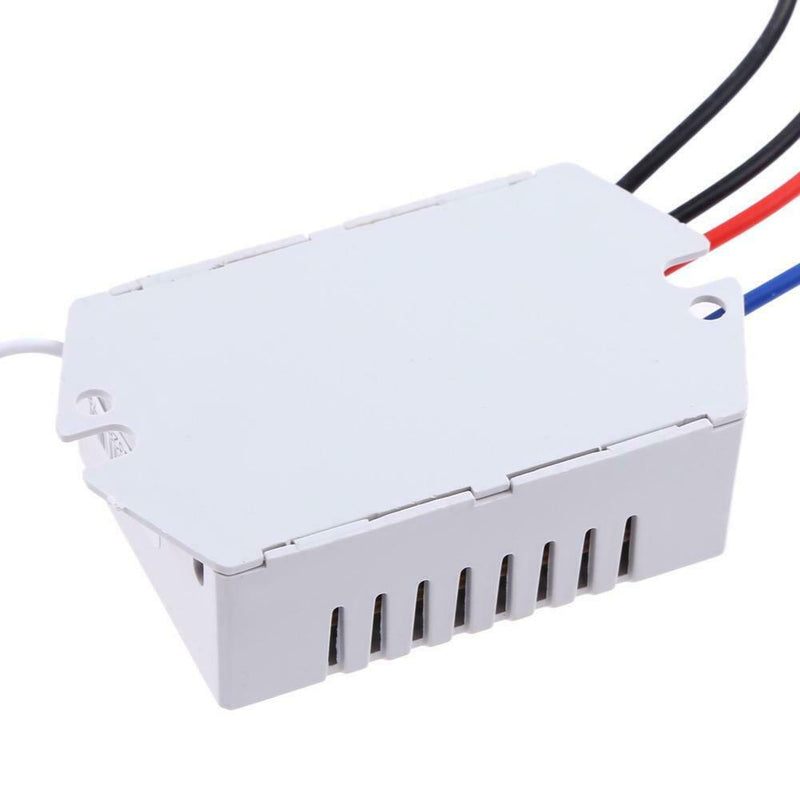 Wireless ON/OFF 3-Way 220V LED Lamp Remote Control Switch Receiver Transmitter