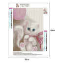 5D DIY Full Drill Diamond Painting Cat Cross Stitch Embroidery Mosaic Kit