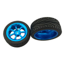4pcs Alloy Rims Tires RC Car Wheel Tyre for 1/18 WLToys A959-b A969-b A979-b