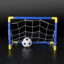 Indoor Mini Folding Football Soccer Ball Goal Post Net Set+Pump Kids Sport