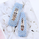 10 Pcs Rhinestone Hair Clips For Women And Ladies Shining Crystal Snap Clip