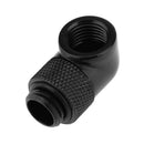 G1/4 Inner Thread 90 Degree Rotating Water Cooling Tube Adapter Connector DIY