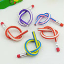 70 Pack - Soft Flexible Bendy Pencils - 6 Assorted Colours - perfect for Cl