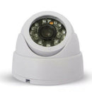Camera Dome 4mm Lens Outdoor Security Camera w/ 98ft IR Night Vision White