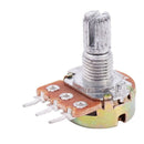 1M Ohm Single Linear Taper 3 Pins Rotary Potentiometers Pots 5 Pcs W6T6