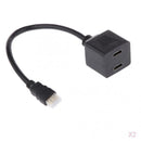 2Pack Fast Speed HDMI Male to 2X HDMI Female Y Splitter Switch Adapter Cable