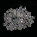 100Pcs 6P4C Phone Modular Telephone Cord Connectors Adapter Crimp RJ11