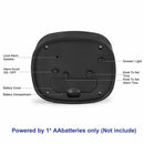 Non Ticking Alarm Clock, Battery Powered Bedside Clock Silent Simple to Set D5Z7