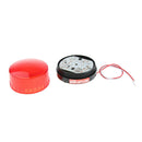 24V Always-On Warning Beacon Lights, Red, Perfect for factory workshop,