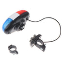 Bicycle 6 Flashing LED 4 Sounds Police Siren Trumpet Horn Bell Bike Rear Lig Gw