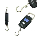 50KG Digital Travel Portable Handheld Weighing Luggage Bag Scales Suitcase T5B6