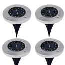 12 Led Solar Power Buried Light Ground Lamp Outdoor Path Way Garden Decorat
