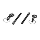 Universal Aluminum Alloy Bonnet Hood Pin Lock Kit Down Hood Lock Latch Pins