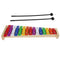 1 Pack Xylophone Sound Brick Colorful 15 Keys Mini Glockenspiel for Children