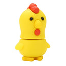 Novelty Cute Chicken Shape 32GB USB2.0 Flash Drive Cartoon Thumb Drive