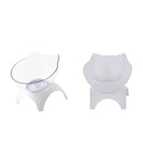 2pcs Round Kitten Kitty Elevated Bowls Raised Feeder Easy Clean Single Bowls