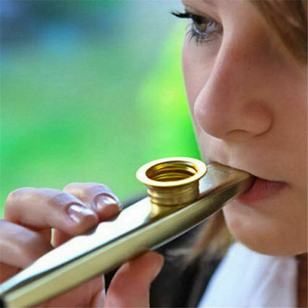 Set of 6 Colors Metal Kazoo Musical Instruments Good Companion for A Guitar