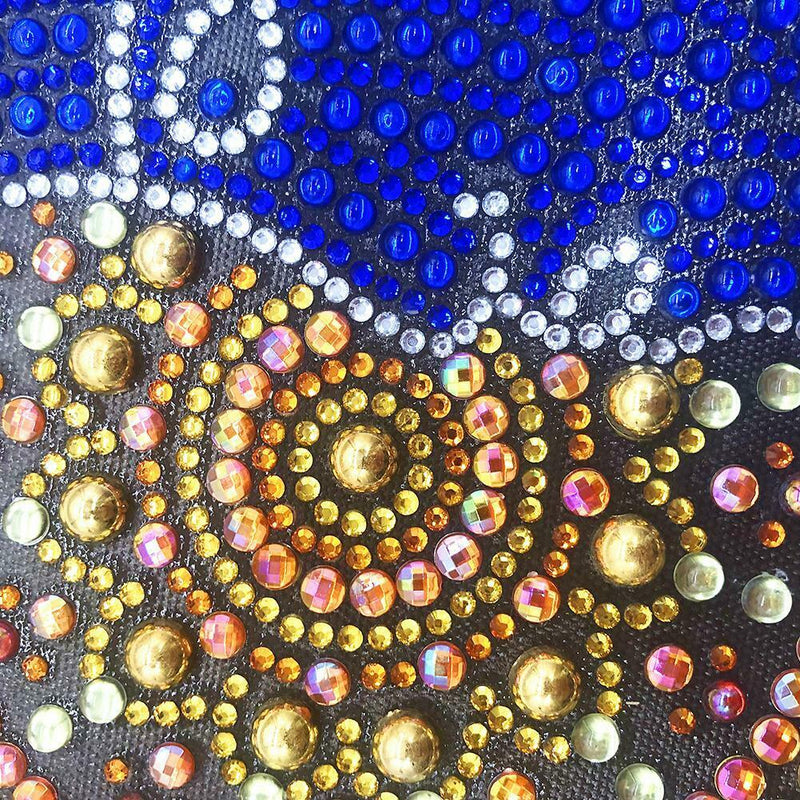 5D DIY Special Shaped Diamond Painting Moon Face Cross Stitch Mosaic Kits