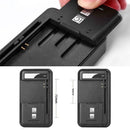 2 in 1 Universal Cell Phone Battery Charger USB for Android Phone US Plug