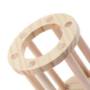 Wooden Feeder Bowl Pet Feeder Dispenser And Hay Grass Rack For Rabbits