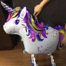 Walking Unicorn Foil Balloons for Kids Birthday Party Unicorn Inflatable Toys