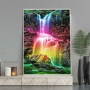 5D DIY Full Drill Diamond Painting Rainbow Waterfall Embroidery Mosaic Kit