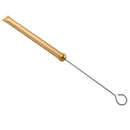 1Pair Rods Drum Sticks + Drum Wire Brushes With Portable Storage Bag Golden