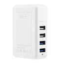 Universal 5.0V 6A 4 Port USB AC Adapter US EU UK AU Plug Worldwide Adapter