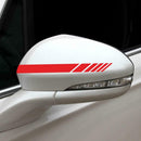 Sport Stripes Vinyl Car Graphic Stickers Auto Door Mirror Hood Side Skirt Decals
