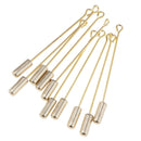 20pcs Collar Lapel Stick Brooch Pin Needle Suit Hat Scarf DIY Crafts Jewellery