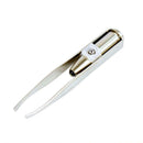 Eyebrow Tweezer HairRemoval Eyelash& Light StainlessSteel Makeup Supply Twe A9G6