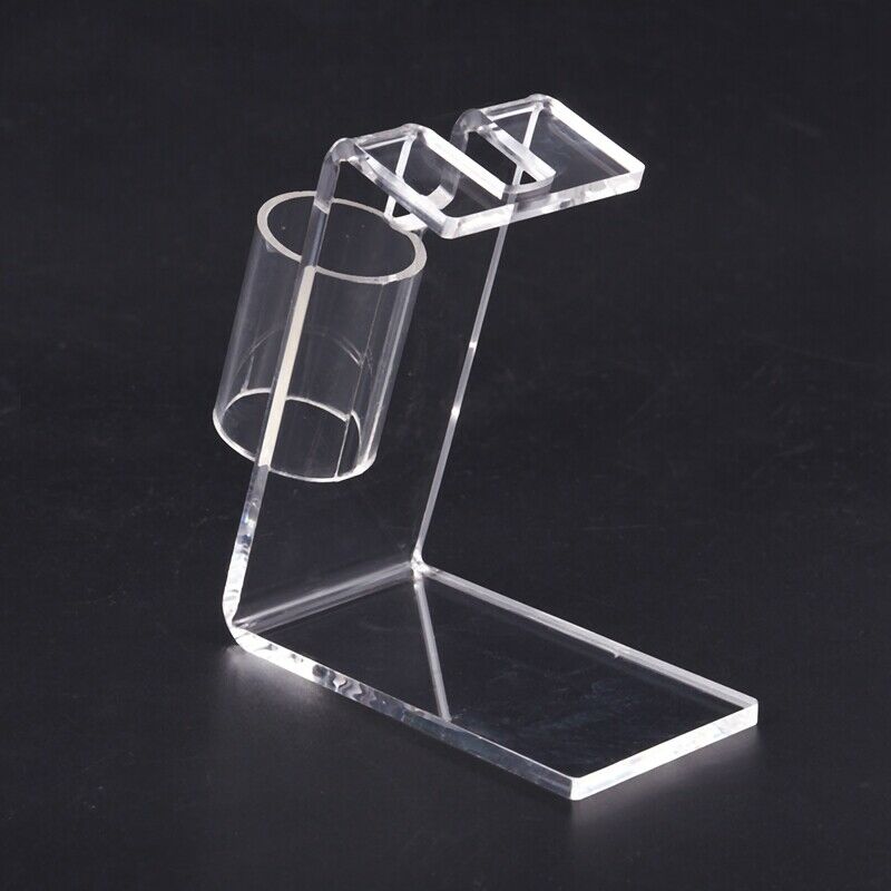 1 Pcs Acrylic Tattoo Machine Holder Stand 9.5x4.5x8.5cm Z4S2