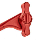 Red Manual Can Opener Safe Cut Lid Edge Smooth Side Professional Stainless D3M3