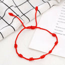 Red String Bracelet Amulet Of 7 Knots Of Lucky For Protect  For Mens And Women