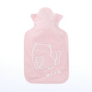 300ml Hot Water Bottle Cartoon Portable Fleece Bag Hand Warm Water BottleB Hn