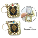 Islamic Quran Small Pendant Religious Keychain Mini Koran F2E7 Keyring P Pe Q8W3
