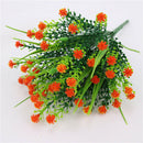 Artificial Gypsophila Flower Bouquet Baby Breath Wedding Home Decor Orange
