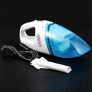 White Clear Blue Plastic Car Dust Vacuum Cleaner DC 12V