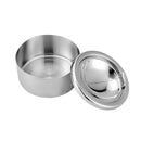 Small Outdoor Stainless Steel Tabletop Cigarette Ashtray with Lid Round
