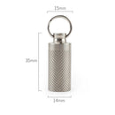 Portable Mini Sealed Bottle Waterproof Tank Medicine Bottle,Outdoor First A