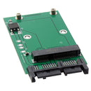 2x Mini PCIE mSATA SSD to 1.8" (7+9)Pin Micro SATA Adapter Converter Card