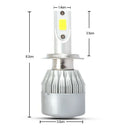 C6 Led Car Headlight Bulbs, 2Pcs 3000K Yellow Light Led Headlight Fog Light L1Z3