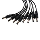 DC Power Splitter Cable 1 Female to 8 male Connectors 35cm