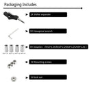Car Aluminum Shift Knob Expansion Adjustable Height Lever Extender Gear Shi B1O1