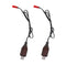 2 Pieces 4.8V USB to JST 2P Female Plug NI-MH/NI-Cd Batteries Charge Cables Cord
